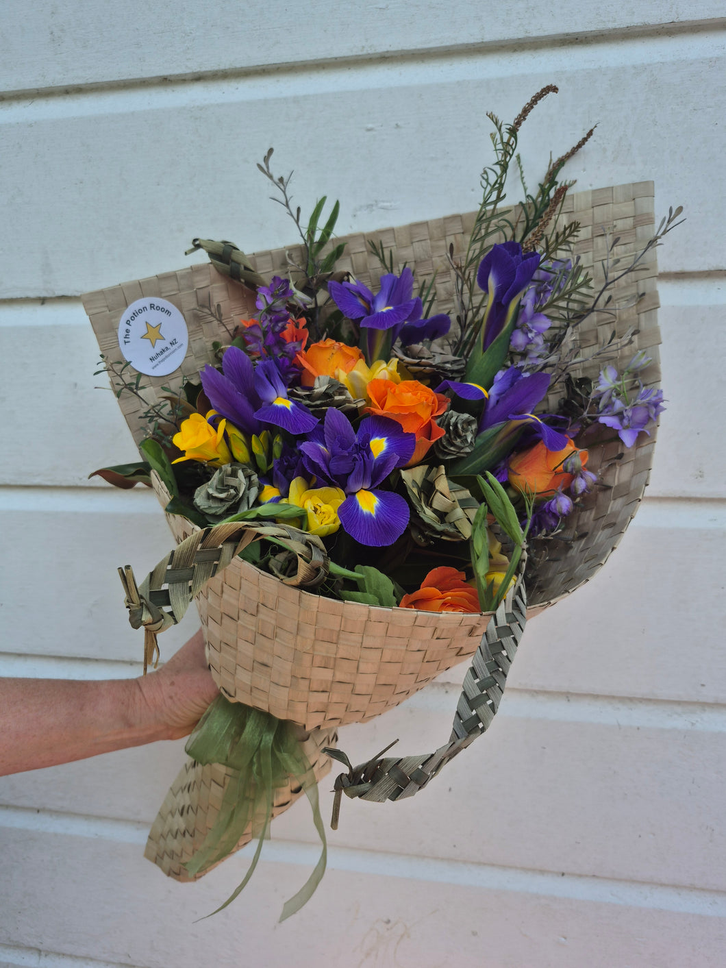 Woven Wrapped Bouquet